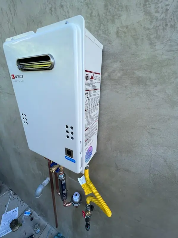Tankless water heater installation for St. Simons homes